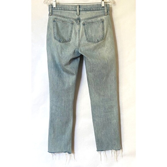 Joe's Jeans The Lara Women's Size 26 Blue Wayfarer Mid Rise Cigarette Crop Flaws - Picture 4 of 16